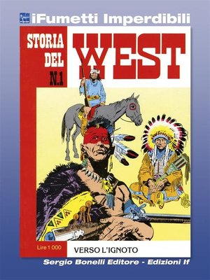 cover image of Storia del West n. 1 (iFumetti Imperdibili)